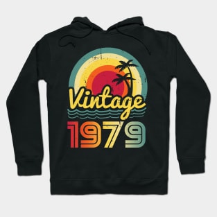 Vintage 1979 Made in 1979 44th birthday 44 years old Gift Hoodie